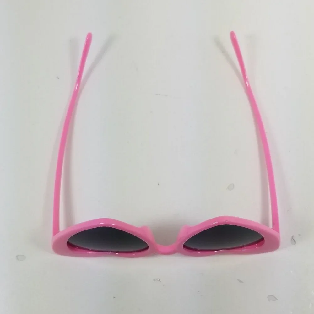 Kids Heart Sunglasses Vintage Heart-Shaped Toddler Sunglasses Cute Pink